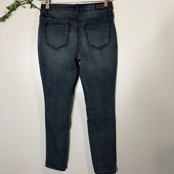 Earl Jeans Embroidered Skinny Ankle Jeans Boho - Picture 11 of 13